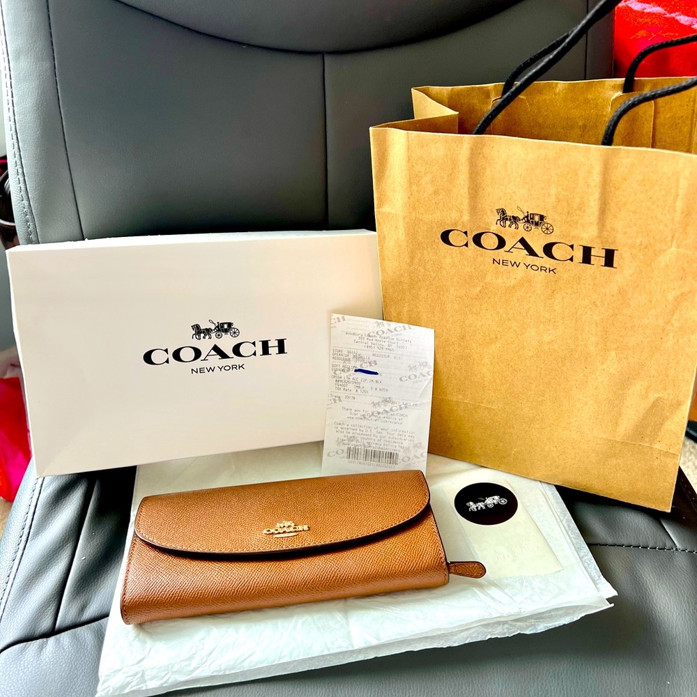 Authentic Coach Wallet purchase from New York.